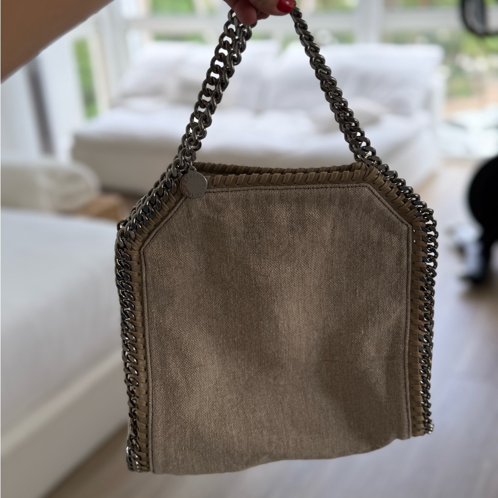 Stella McCartney linen mini bag